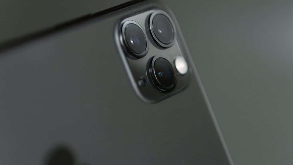 The iPhone Pro has three lenses—great for cell phone filmmaking!