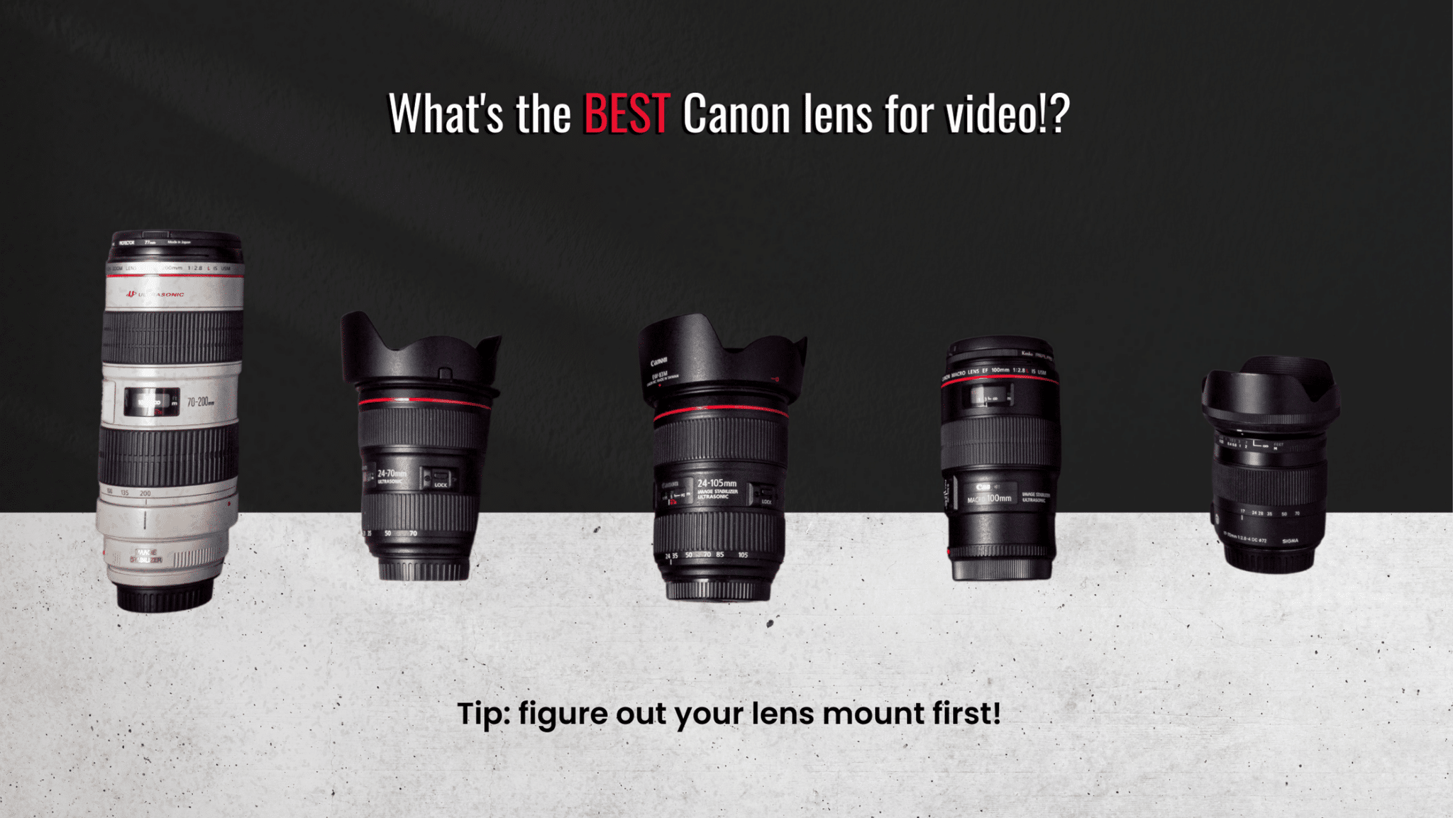 Best Canon Lens for Video Hands Down Top Videography Lenses