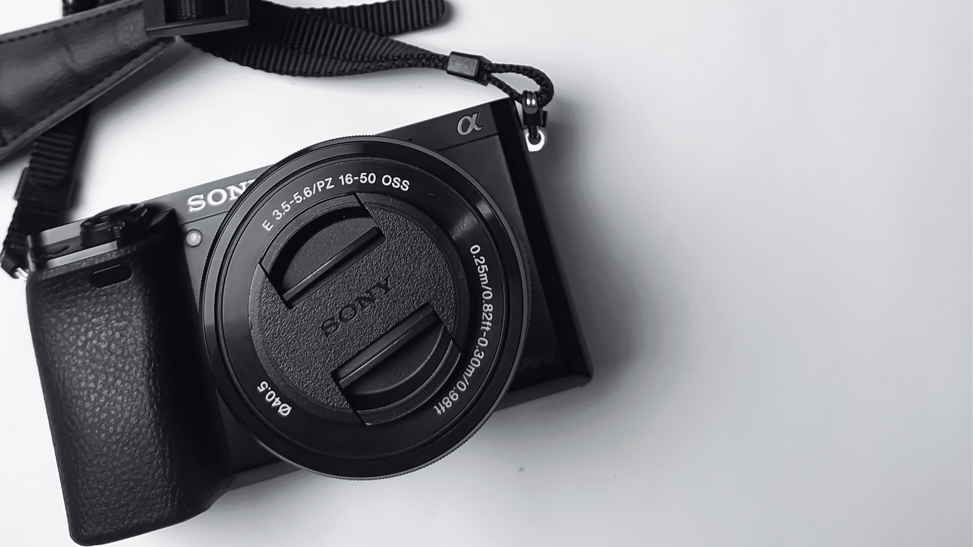 A mirrorless camera with a short battery life